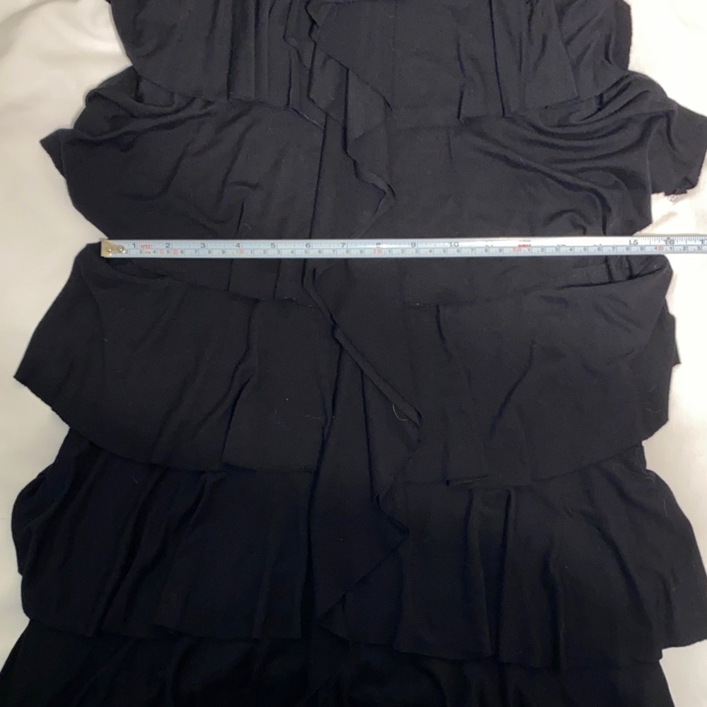 Cynthia Rowley Black Ruffle Dress - Picture 7 of 7